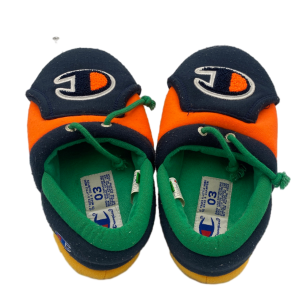 Champion Unisex Kids US 3P University Slippers Multicolor Faux Fur Slip On Shoes